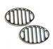 German quality chrome horn grills