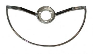 German quality chrome horn ring for OEM style steering wheel - OEM PART NO: 113951531F